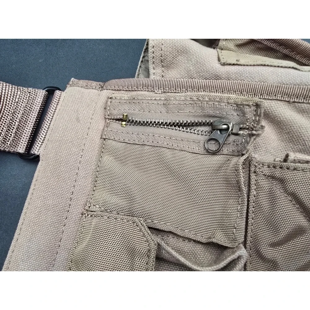 American Eagle Khaki Canvas Military Utility Crossbody Bag AE 004284 Messenger